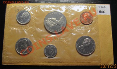 A01 Канада годовой набор 1968 Proof Like до 05.01 в 22°° - A01 Canada Set 1968_1