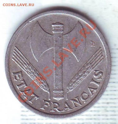 Франция.Франк.1943. до 5 Января - 19430059.JPG