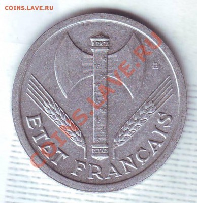 Франция.2 Франка.1943. до 5 января - 19430060.JPG