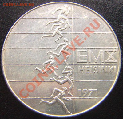 Финляндия_памятные 10 марок 1971. Серебро; до 31.12_22.08мск - 7242