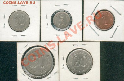 Малайзия. 5 монет. Окончание - 5 января - Малайзия1