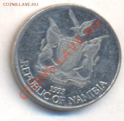 Намибия 5 центов 1993 г. До 3.01.14 г. 22-00 МСК . - Намибия 5 ц 1993
