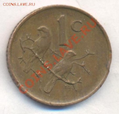 ЮАР 1 цент 1988 г. До 3.01.14 г. 22-00 МСК . - ЮАР 1 ц 1988 1