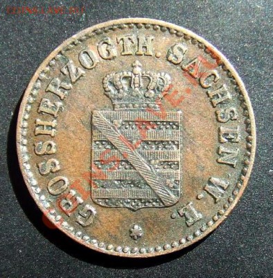 1 - Германия (Саксен-Веймар-Эйзенах) 2 пфеннига (1865 А) А