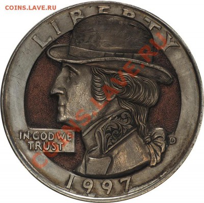 Очумелые ручки - Резные монеты Hobo Nickels Паоло Курсио (Paolo Curcio) 3