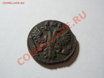 Полушка 1735 года в сохране - DSCN1789.JPG