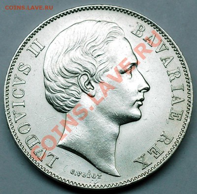 Бавария_талер 1871 "Patrona Bavariae". Ag; до 02.01_22.34мск - 6246