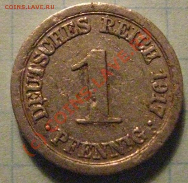 1 Reich Pfennig 1917 - 1пфен1917.JPG