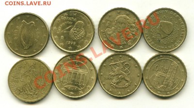 подборка 10 ев. центов, разные до 08.01.2014 23-00мск - 10ец