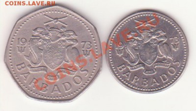 Две монеты БАРБАДОСа 1973 года- оценка - Рисунок (53)