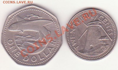 Две монеты БАРБАДОСа 1973 года- оценка - Рисунок (52)