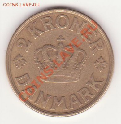 2 кроны Дании 1925 года, бронза - Рисунок (57)