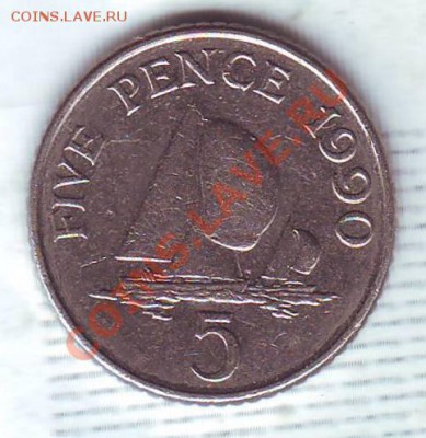 Гернси.5 Пенсов.1990.Парус.Малая.до 10 Января - 19900107.JPG