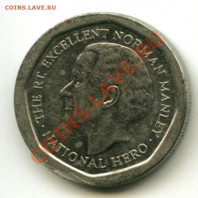 1 доллар Ямайка   Год : 1996  до 10.01.2014 23-00 мск - ямайка..................