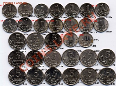 1к.+5к.(2006,2007,2008м)разновиды! до 7.01.2014 - 64