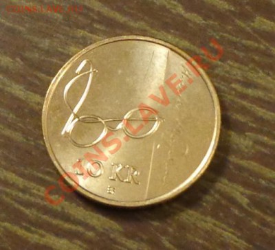 НОРВЕГИЯ - 10 крон ОЧКИ 2008 АЦ до 9.01, 22.00 - норвегия 10 крон ачки - 1