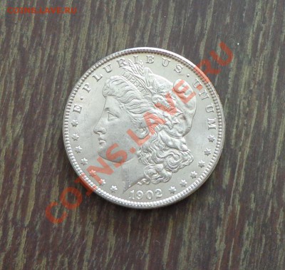 США - МОРГАН-ДОЛЛАР 1902 АЦ! до 9.01, 22.00 - морган доллар 1902 - 4