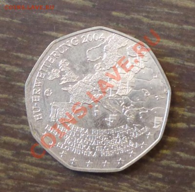 АВСТРИЯ - 5 евро РАСШИРЕНИЕ ЕВРОСОЮЗА до 9.01, 22.00 - австрия 5 евро карта европы- 2