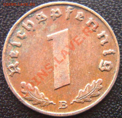 Германия (3-й Рейх)_1 рейхспфенниг 1939В; до 05.01_22.06мск - 7233