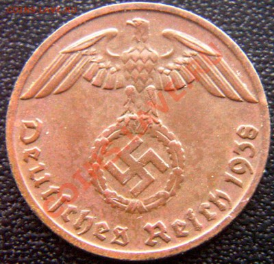 Германия (3-й Рейх)_1 рейхспфенниг 1938(D); до 05.01_22.18мс - 7260
