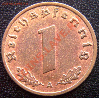 Германия (3-й Рейх)_1 рейхспфенниг 1938(А); до 05.01_22.24мс - 7267