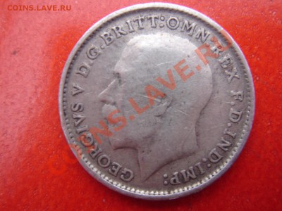 Великобритания: Ag-925 3 пенса 1912 Георг 5 до 10.01 22 - 3 пенса 1912-2.JPG