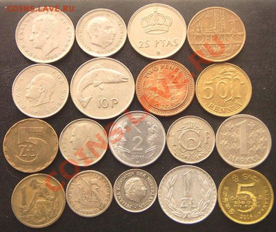 35 разных монет (смотрите фото и описание). До 06.01_22.00мс - 6875