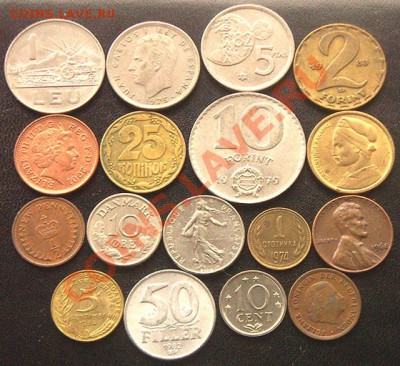 35 разных монет (смотрите фото и описание). До 06.01_22.00мс - 6878