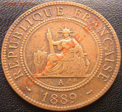 Французский Индокитай_1 цент 1889; до 06.01_22.12мск - 6415