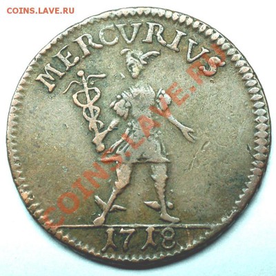 Отличный шведский далер 1718; до 06.01_22.14мск - 7197