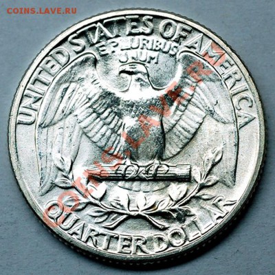 4 доллара 1943 "Washington Quarter"; до 06.01_22.50мск - 7188