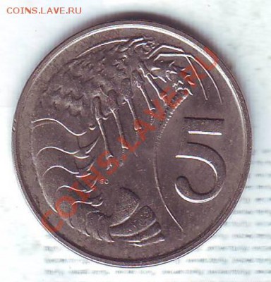 Кайманы.5 Центов.1990.Креветка. до 12 Января - 19900111.JPG