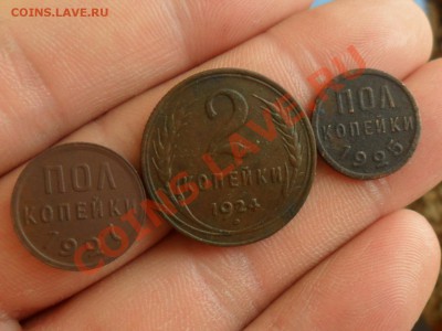 Пол копейки 1925-1927г. 2 копейки 1924г. - SAM_6849.JPG