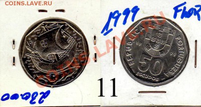 угадай монету 07.01.2014 - приз 11-50 эскудо 1999