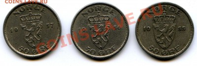 Норвегия 5,10 эре 1980. - img383
