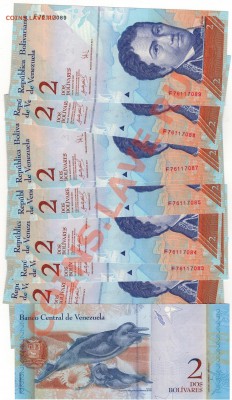 Венесуэла 2 боливара 2007 (10шт) до 13.01.14 в 22мск (6941) - Изображение 013