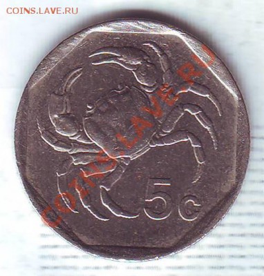 Мальта.5 Центов.1995.Краб. до 13 января - 19950080.JPG