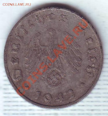 Третий Рейх.10 Пфеннигов.1942.А. до 13 января - 19420101.JPG
