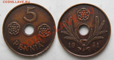 Разная инострань - 390 5 Финляндия 5 пенни 1941  002