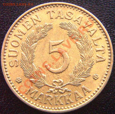 Финляндия_5 марок 1939; до 08.01_22.06мск - 7281