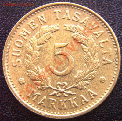 Финляндия_5 марок 1950. До 08.01_22.08мск - 7279