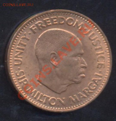 2 цента 1964 г.До 10.01.14 г. 22-00 МСК . - С. Леоне 0,5 ц 1964 1