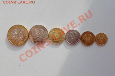 набор монет Казахстан 1 5 10 20 50 100 тенге - SAM_1330.JPG