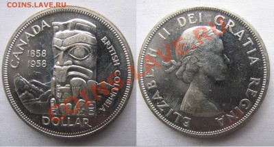 Канада.Доллар.1958г.Британская Колумбия.до 14.01. в 22°°. - 58