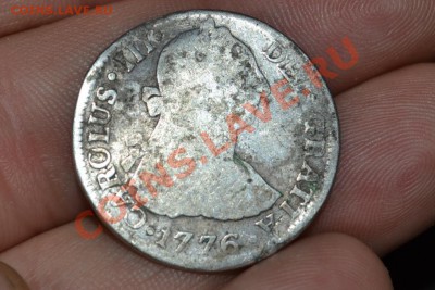 2 Реала 1776 Карл III Испания.Серебро - 3821931869