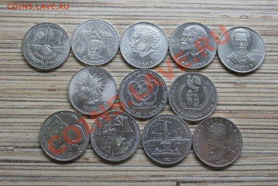 1 рубль СССР 12шт Мешковые (Дружба, Пушкин, Попов, Жуков итд - 1р все мешков 2.JPG