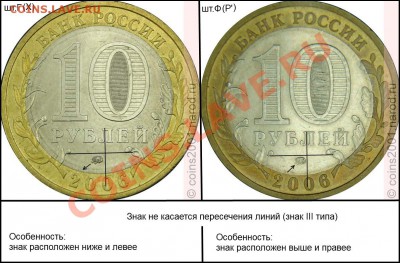 10 рублей Приморский Край - попытка систематизации аверсов - 10r06mg