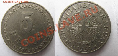 парагвай 5 песо 1939г .до 14.01. в 22°°. - 4