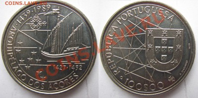 португалия 100 эск. азоры.1989г .до 14.01. в 22°°. - 21