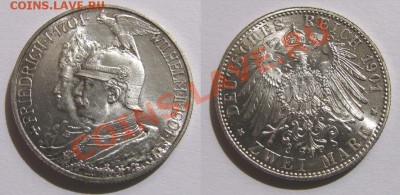 Германия 2 марки 1901 200 лет королевству до 17-01-14 - jpg1275